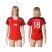 Womens Portugal #18 Varela Home Soccer Country Jersey