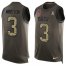 Nike Tampa Bay Buccaneers #3 Jameis Winston Green Mens Stitched NFL Limited Salute To Service Tank Top Jersey