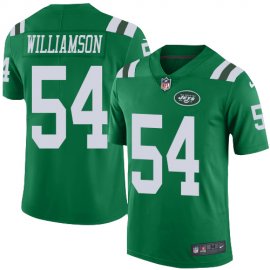 Nike New York Jets #54 Avery Williamson Green Mens Stitched NFL Limited Rush Jersey