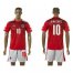 Austria #10 Junuzovic Red Home Soccer Country Jersey