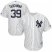 New York Yankees #39 Mike Tauchman White Strip New Cool Base Stitched Youth MLB Jersey