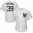 New York Yankees #39 Mike Tauchman White Strip New Cool Base Stitched Youth MLB Jersey