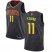 Mens Nike Atlanta Hawks #11 Trae Young Black NBA Swingman Icon Edition Jersey