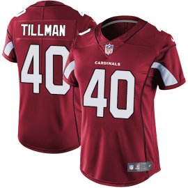 Nike Arizona Cardinals #40 Pat Tillman Red Team Color Womens Stitched NFL Vapor Untouchable Limited Jersey