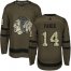 Adidas Chicago Blackhawks #14 Richard Panik Green Salute to Service Stitched Youth NHL Jersey