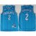 Charlotte Hornets 2 Larry Johnson Blue Soul Swingman NBA Jersey Cheap