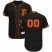 San Francisco Giants Majestic Alternate Flex Base Authentic Collection Custom Jersey Black