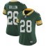 Nike Green Bay Packers #28 AJ Dillon Green Team Color Womens Stitched NFL Vapor Untouchable Limited Jersey