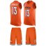 Nike Denver Broncos #13 KJ Hamler Orange Team Color Mens Stitched NFL Limited Tank Top Suit Jersey