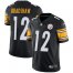 Nike Pittsburgh Steelers #12 Terry Bradshaw Black Team Color Mens Stitched NFL Vapor Untouchable Limited Jersey