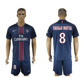 Paris Saint-Germain #8 Thiago Motta Home Soccer Club Jersey