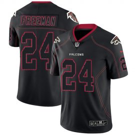 Nike Atlanta Falcons #24 Devonta Freeman Lights Out Black Mens Stitched NFL Limited Rush Jersey