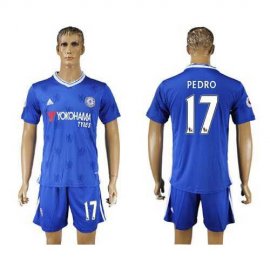 Chelsea #17 Pedro Home Soccer Club Jersey