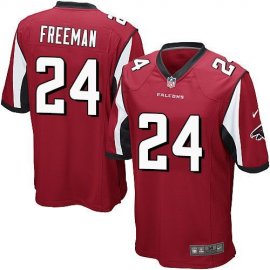 Nike Atlanta Falcons #24 Devonta Freeman Red Team Color Youth Stitched NFL Elite Jersey