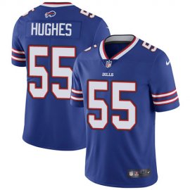 Nike Buffalo Bills #55 Jerry Hughes Royal Blue Team Color Mens Stitched NFL Vapor Untouchable Limited Jersey