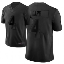 Nike Las Vegas Raiders #4 Derek Carr Black Mens Stitched NFL Limited City Edition Jersey