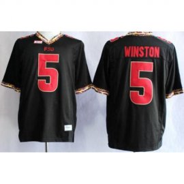 Florida State Seminoles FSU 5 Jameis Winston Black College Football NCAA Jerseys