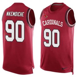 Nike Arizona Cardinals #90 Robert Nkemdiche Red Team Color Mens Stitched NFL Limited Tank Top Jersey