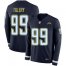 Nike Los Angeles Chargers #99 Jerry Tillery Navy Blue Team Color Mens Stitched NFL Limited Therma Long Sleeve Jersey