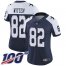Nike Dallas Cowboys #82 Jason Witten Navy Blue Thanksgiving Womens Stitched NFL 100th Season Vapor Throwback Limited Jersey