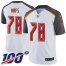 Nike Tampa Bay Buccaneers #78 Tristan Wirfs White Youth Stitched NFL 100th Season Vapor Untouchable Limited Jersey