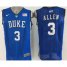 Duke Blue Devils #3 Grayson Allen Royal Blue Basketball Stitched NCAA Jersey