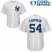 New York Yankees #54 Aroldis Chapman White Home Stitched Youth MLB Jersey