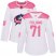 Adidas Columbus Blue Jackets #71 Nick Foligno White/Pink Authentic Fashion Womens Stitched NHL Jersey