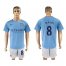 Manchester City #8 Nasri Home Soccer Club Jersey