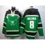 Washington Capitals #8 Alex Ovechkin Green St. Patricks Day McNary Lace Hoodie Stitched NHL Jersey