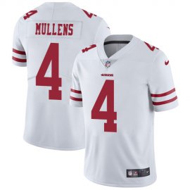 Nike San Francisco 49ers #4 Nick Mullens White Youth Stitched NFL Vapor Untouchable Limited Jersey