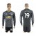 Manchester United #19 Rashford Black Long Sleeves Soccer Club Jersey