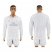 Real Madrid Blank Marine Environmental Protection Home Long Sleeves Soccer Club Jersey