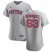 Boston Red Sox #63 Darwinzon Hernandez Mens Nike Gray Road 2020 Authentic Team MLB Jersey