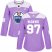 Adidas Edmonton Oilers #97 Connor McDavid Purple Authentic Fights Cancer Womens Stitched NHL Jersey