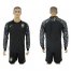 Brazil Blank Black Goalkeeper Long Sleeves Soccer Country Jersey