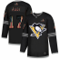 Pittsburgh Penguins #17 Bryan Rust Adidas Mens Black USA Flag Limited NHL Jersey