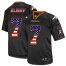Nike Denver Broncos #7 John Elway Black Mens Stitched NFL Elite USA Flag Fashion Jersey