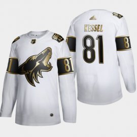 Arizona Coyotes #81 Phil Kessel Mens Adidas White Golden Edition Limited Stitched NHL Jersey