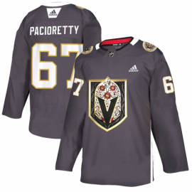 Vegas Golden Knights #67 Max Pacioretty Mens Grey Adidas Latino Heritage Night Stitched NHL Jersey