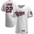 Minnesota Twins #22 Miguel Sano Mens Nike White Home 2020 Authentic Player MLB Jersey