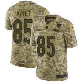 Nike Chicago Bears #85 Cole Kmet Camo Youth Stitched NFL Limited 2018 Salute To Service Jersey