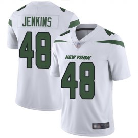 Nike New York Jets #48 Jordan Jenkins White Mens Stitched NFL Vapor Untouchable Limited Jersey