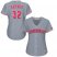 Cincinnati Reds #32 Matt Harvey Grey Road Womens Stitched MLB Jersey