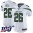 Nike New York Jets #26 LeVeon Bell White Womens Stitched NFL 100th Season Vapor Limited Jersey