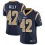 Nike Los Angeles Rams #42 John Kelly Navy Blue Team Color Mens Stitched NFL Vapor Untouchable Limited Jersey