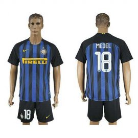 Inter Milan #18 Medel Home Soccer Club Jersey
