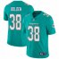 Nike Miami Dolphins #38 Brandon Bolden Aqua Green Team Color Mens Stitched NFL Vapor Untouchable Limited Jersey