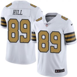Nike New Orleans Saints #89 Josh Hill White Youth Stitched NFL Limited Rush Jersey