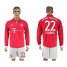 Bayern Munchen #22 Starke Home Long Sleeves Soccer Club Jersey